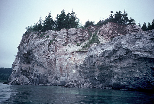 "White Cliffs" near Baddeck