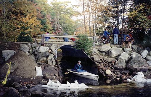 Shooting the culvert