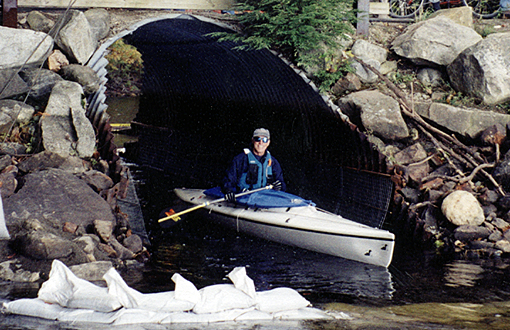 Shooting the culvert