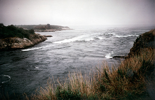 Reversing Falls, St. John, NB - flowing upstream