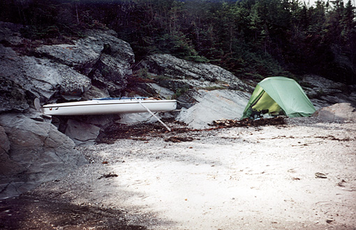 Precarious overnight near Isle Verte