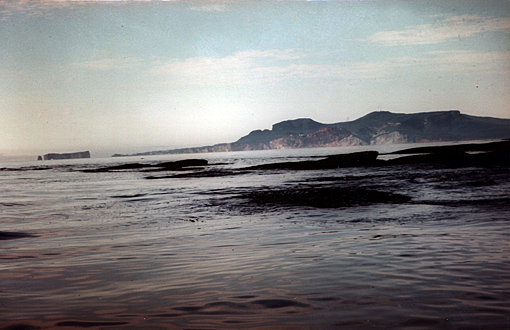 Percé Rock from Pierre Point