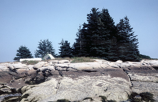 Typische, kleine Granitinsel