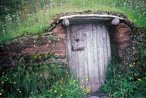 tür zum langhaus